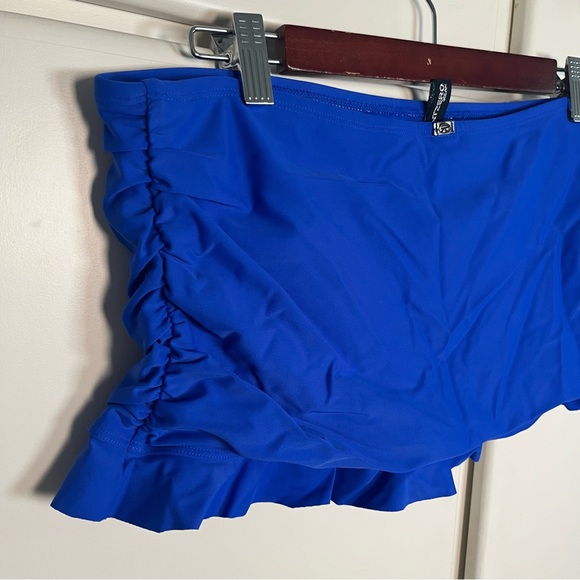 Profile By Gottex Cobalt Blue Tankini And Point Zero Bikini Skirt Bottoms - Picture 11 of 16